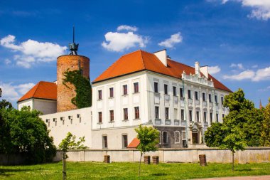 Glogow Polonya 'daki Ducal Kalesi Cephesi