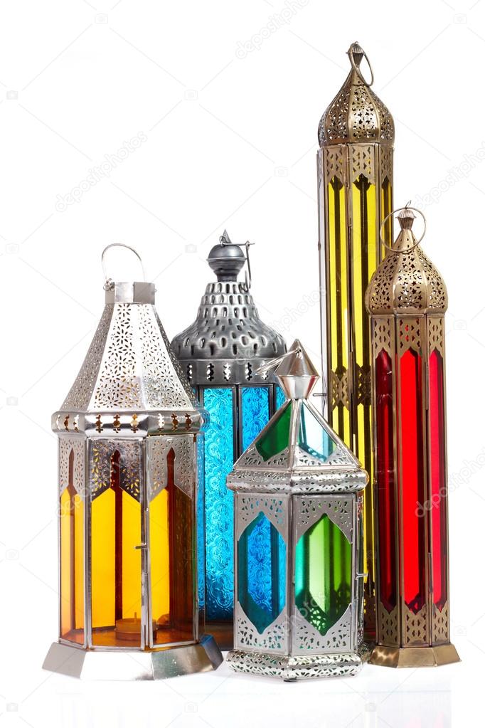 arabic lamp Isolated a White Background