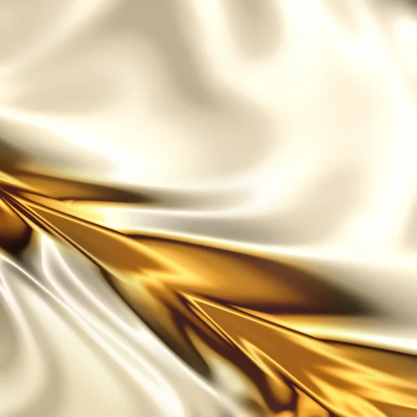 Золото на білій драпіровці художня текстура — стокове фото