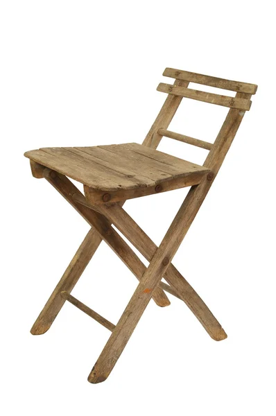 Складання дерев'яний стілець — стокове фото
