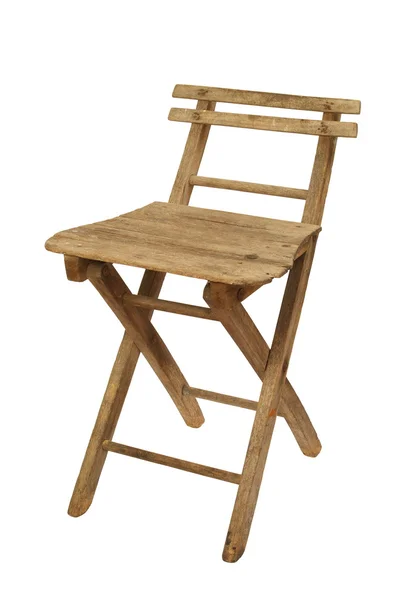 Old Folding Wooden Chair — Stock Photo, Image