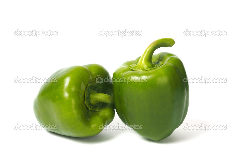Green Bell Peppers Stock Photo by ©phodopus 32940603