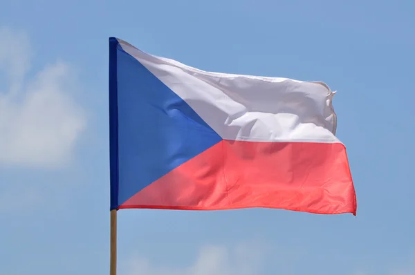 Σημαία της Τσεχικής Δημοκρατίας — Φωτογραφία Αρχείου