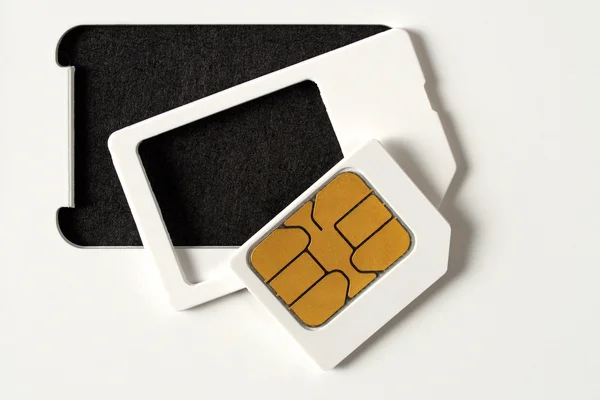 Blank SIM card — Stock Photo, Image