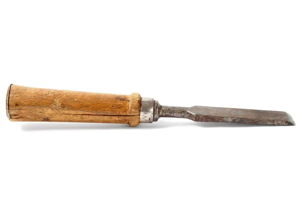 Vecchio scalpello arrugginito — Foto Stock
