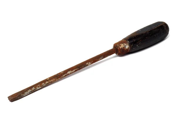 Old rusty screwdriver — Stock Photo, Image