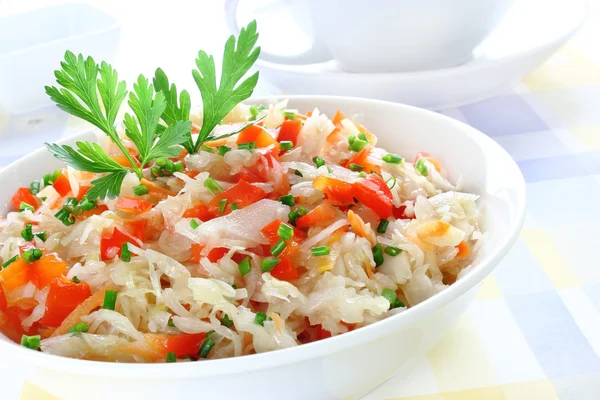 Sauerkrautsalat — Stockfoto