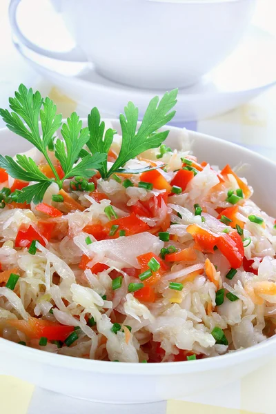 Sauerkraut salad — Stock Photo, Image