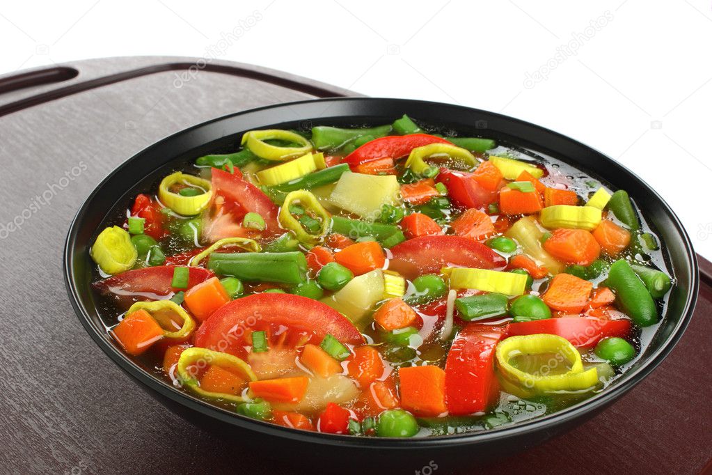 Diet Vegetable Soup Stock Photo By C Papkin Diet Vegetable Soup Stock Photo By C Papkin
