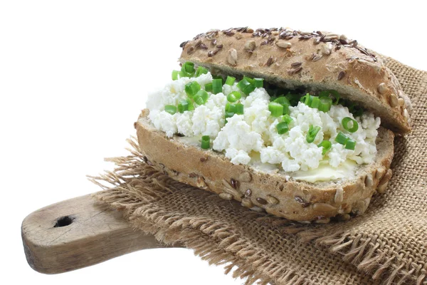 Sandwich con requesón — Foto de Stock