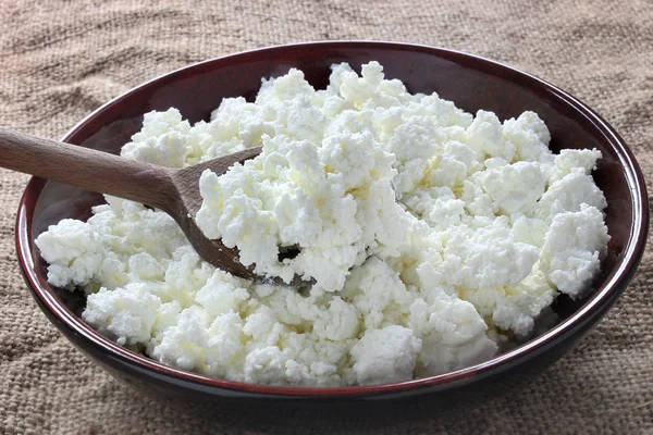 Cottage cheese — Stock Photo, Image