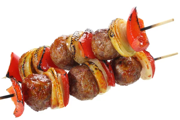 Skewers made of minced meat — Stock Photo, Image