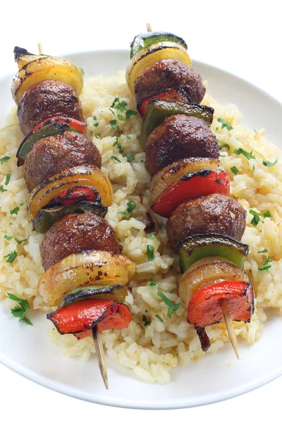 Brochettes en viande hachée — Photo