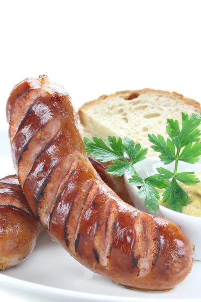 Delicious fried sausage — Stock Photo, Image