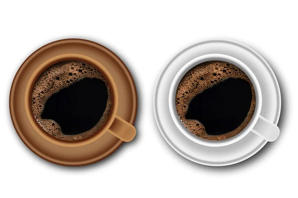 Two cups of coffee — Stock Photo, Image