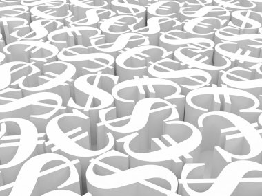 3B sembol euro ve dolar