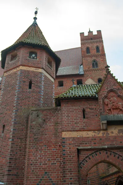 Slottet av tyska orden i malbork — Stockfoto