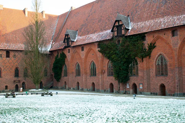 Hrad rytířů v Malborku — Stock fotografie