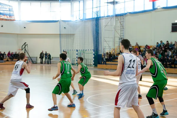 Europas ungdom basketligan — Stockfoto