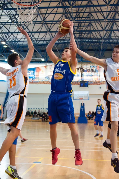 European youth basketball league — Stock Photo, Image