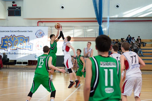 European youth basketball league — Stock Photo, Image