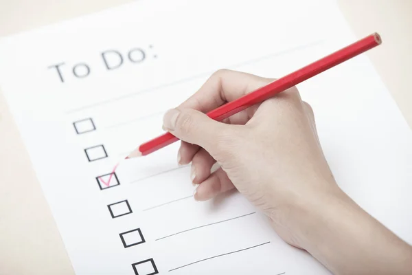 To do list — Stock Photo, Image