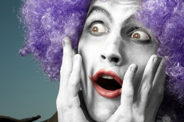 Crazy clown