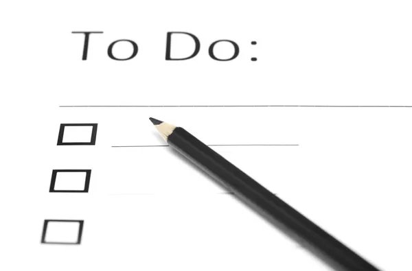 To do list — Stock Photo, Image