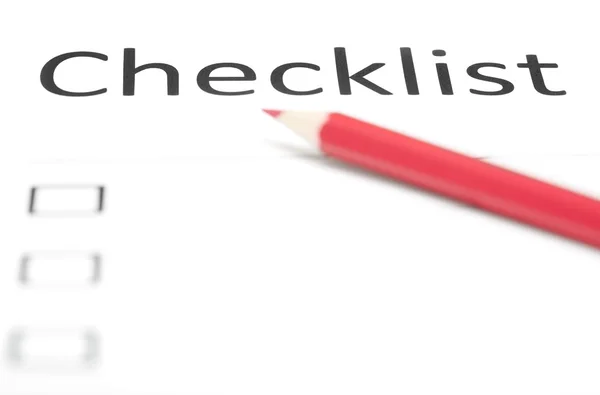 Checklist — Stock Photo, Image