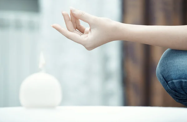 Yoga pose — Stock Photo, Image