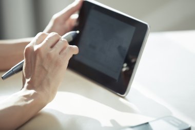 Dijital tablet ile mimar