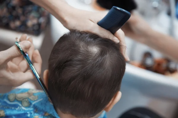Baby hairdresser — Stock Photo, Image