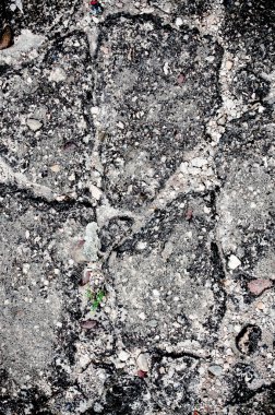kırık asfalt desen doku zarar