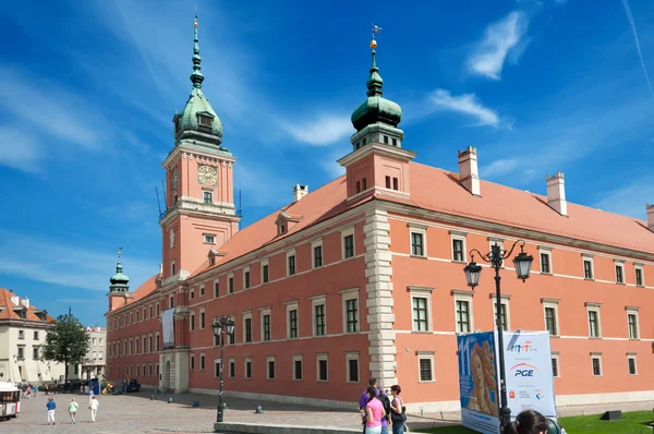Castello Reale di Varsavia capitale della Polonia — Foto Stock