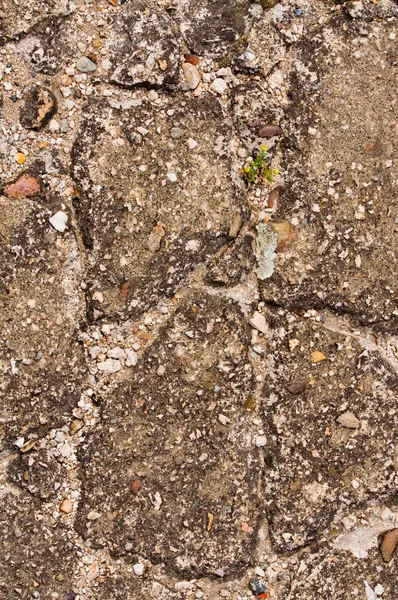 Damaged cracked asphalt pattern texture — Stock Photo, Image