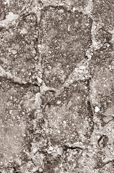 Damaged cracked asphalt pattern texture — Stock Photo, Image