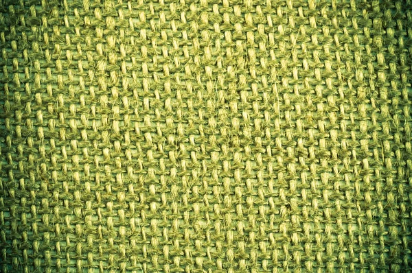 Yeşil Tekstil tuval arka plan — Stok fotoğraf