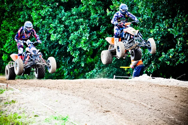 Polska västra zon motocross championship runda vi Polen — Stockfoto