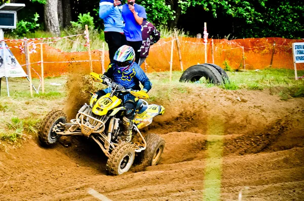 Polacco Western Zone Campionato Motocross Round VI Polonia — Foto Stock