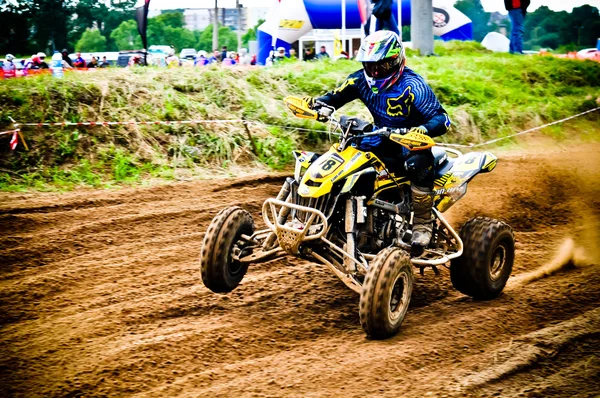 Campeonato Polonês de Motocross Zona Ocidental Rodada VI Polônia — Fotografia de Stock