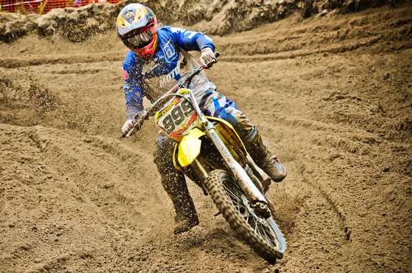 Polacco Western Zone Campionato Motocross Round VI Polonia — Foto Stock