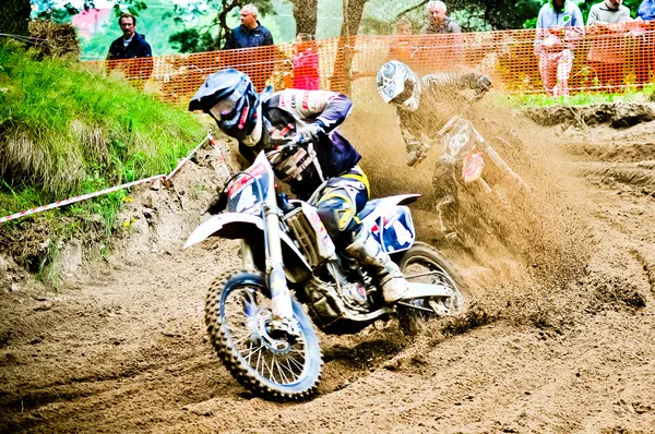 Polacco Western Zone Campionato Motocross Round VI Polonia — Foto Stock