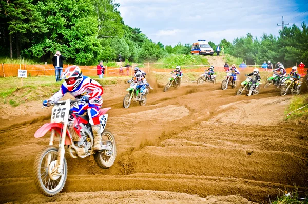 Polish Western Zone Motocross Championship Round VI Poland — Stock Photo, Image