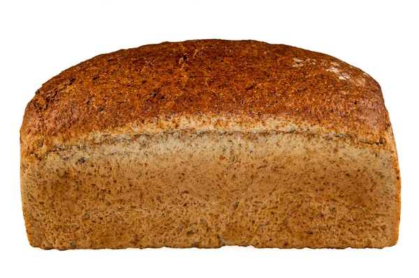 Friss kenyér elszigetelt fehér alapon — Stock Fotó