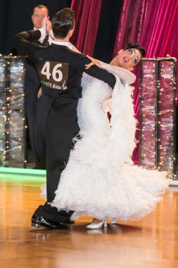 yavaş vals dansı conquest üzerinde dans dansçılar