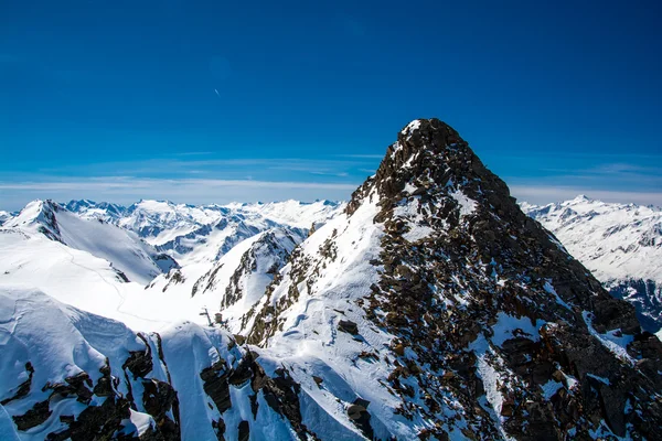 Lyžařské středisko Neustift Stubai ledovec Rakousko — Stock fotografie