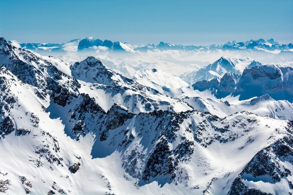 Lyžařské středisko Neustift Stubai ledovec Rakousko — Stock fotografie