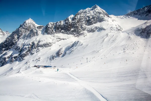 Estación de esquí del glaciar Neustift Stubai Austria — Foto de Stock