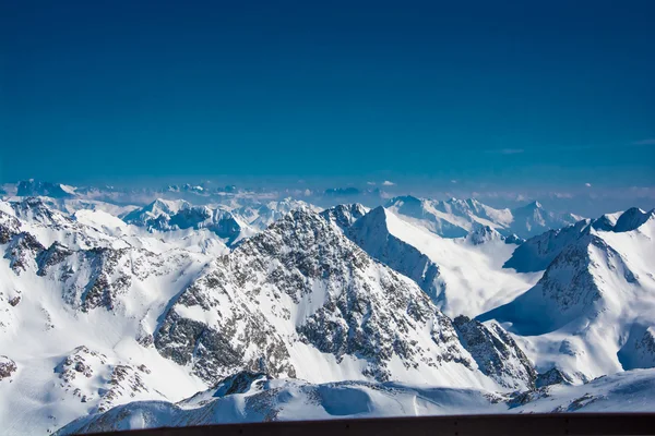 Estância de esqui do glaciar Neustift Stubai Áustria — Fotografia de Stock