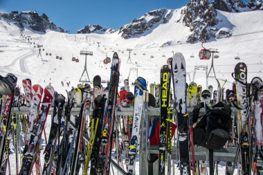 Kayak Ekipmanları stubai üzerinde kayak merkezinde